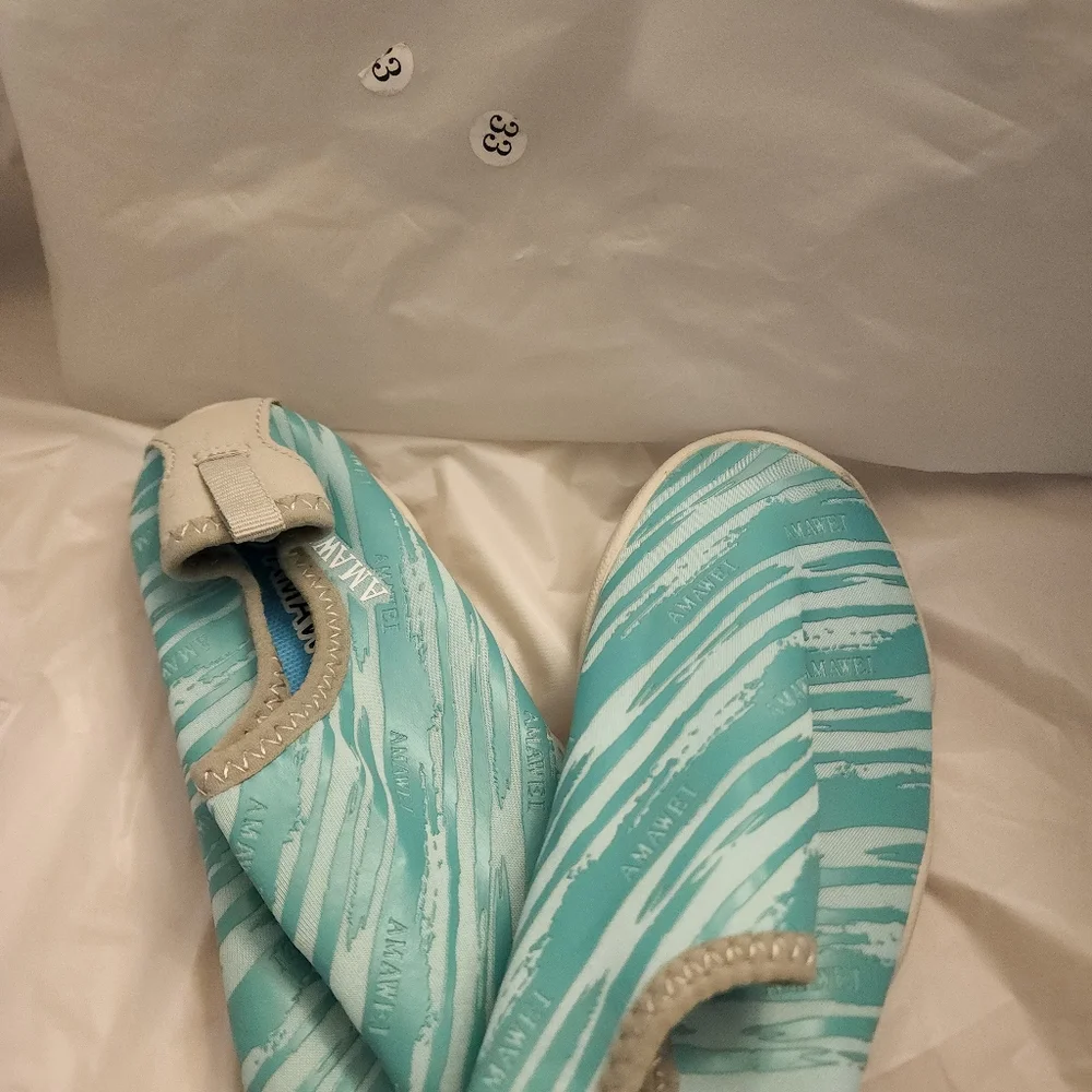 AMAWEI Little Kids Water Shoes Quick Dry Swim Beach Sz 1.5 (33)